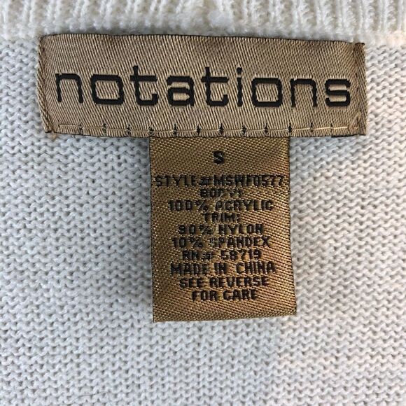 NWT Notations Cowl Neck Sweater Size S - Picture 7 of 8